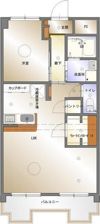矢野マンションの間取り画像