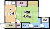 コーポ清水の間取り画像