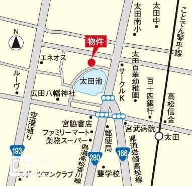 近くに施設あり