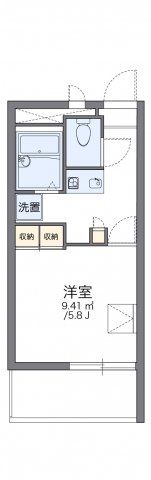 レオパレスビスタヒガワの間取り画像