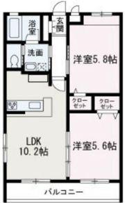 スカイコンフォートⅠ棟の間取り画像