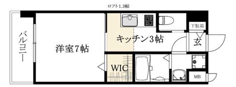 Credo in te 西垣生の間取り画像