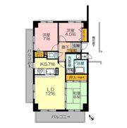 サーパス錦町の間取り画像