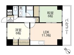ハイライフみやまの間取り画像