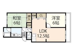 竜神ハイツの間取り画像