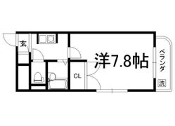 ハウスセゾン鞍馬口の間取り画像