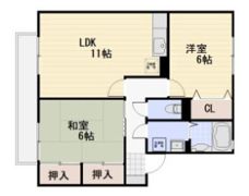 タッチアネックスA棟の間取り画像