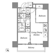 コスモグラシア板橋区役所前の間取り画像