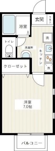 キャメル西川口の間取り画像