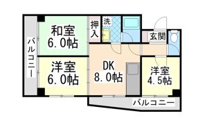 ガイ御影の間取り画像