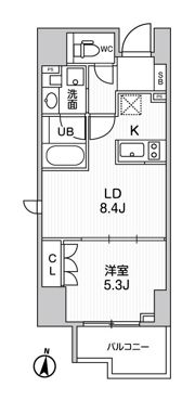 シーズンフラッツ両国の間取り画像