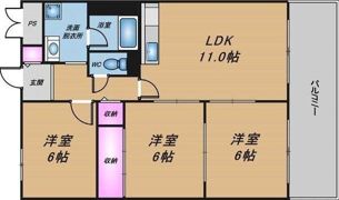 シャトー南船場の間取り画像