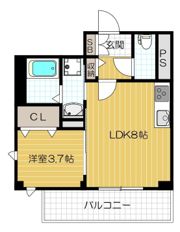 ブラン シェトワの間取り画像