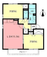 グレースなしの木の間取り画像