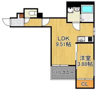 クレシア折尾の間取り画像