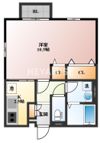 サンライズ豊Ⅱの間取り画像