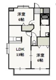 プレジール奥田の間取り画像