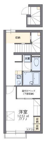 レオパレスとねりこ2の間取り画像