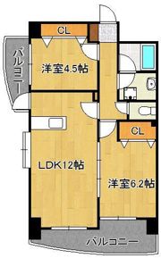 ラフィーネ小倉の間取り画像