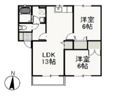 ラフィーネ西古松Bの間取り画像