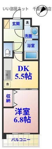 フローラーハイツの間取り画像