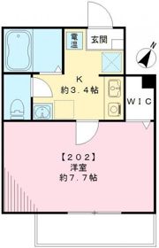 キャトルセゾン大山の間取り画像