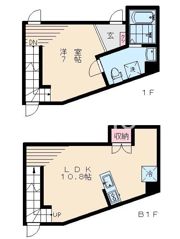 Lotus明大前の間取り画像