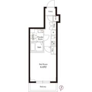 アペルト西新宿の間取り画像