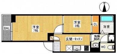 Regalest L'Arc UJINA-MIYUKI Ⅱの間取り画像