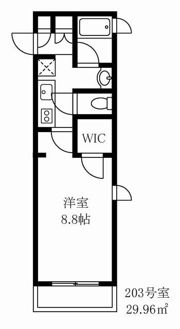 スカイパレス東中野C棟の間取り画像