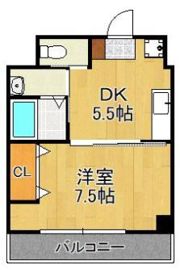 コンダクト小倉NO.1ビルの間取り画像