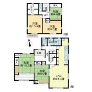 高松市多肥下町300戸建の間取り画像