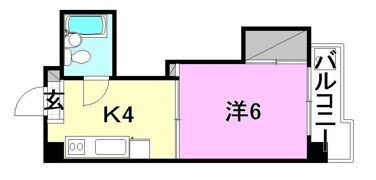 レジデンス市駅南の間取り画像