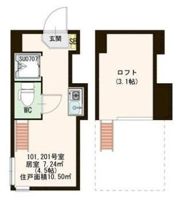 Marvelous court 椎名町の間取り画像
