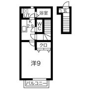 プロパティー長町Bの間取り画像