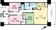 ブランズ西大津レイクフロントの間取り画像