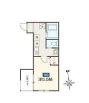 MELDIA鶴見小野の間取り画像