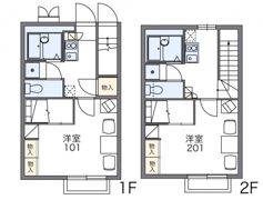 レオパレスJUN東野の間取り画像