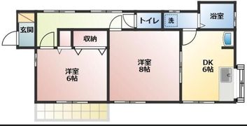 宝月荘の間取り画像
