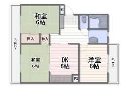 シティーホールOZONOの間取り画像