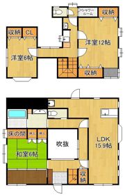 田園二丁目戸建の間取り画像