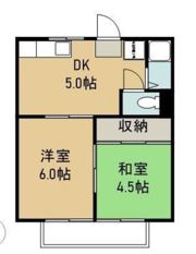 コーポ山陽の間取り画像