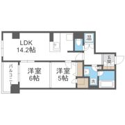 グレンパーク梅田北の間取り画像