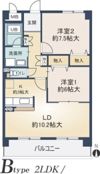 ドエル植田山の間取り画像