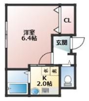 ラブィーエスパ―スの間取り画像