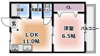 日晃マンションの間取り画像
