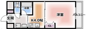 カリーノ カサメント東中振の間取り画像
