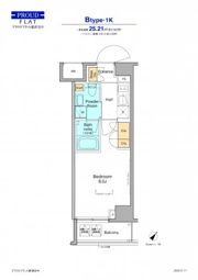 プラウドフラット根津谷中の間取り画像