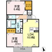 サンシャイン永添Bの間取り画像