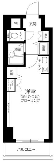 ハイシティ本郷菊坂の間取り画像
